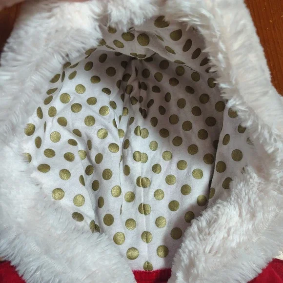 Disney Minnie Mouse Red Velvet‎ Ruffle Hooded Jacket 3T Christmas Holiday - Picture 6 of 13